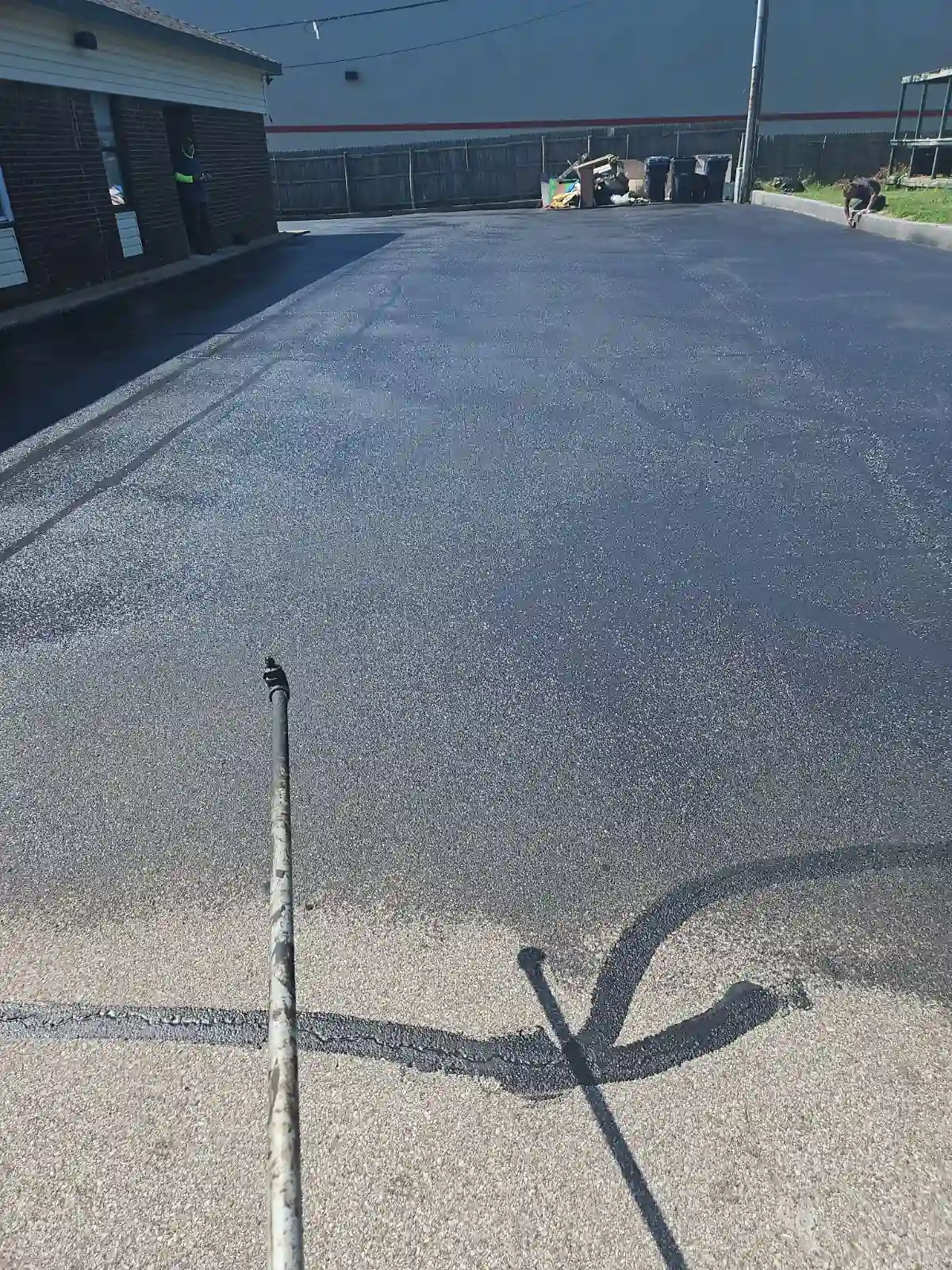 Linelava asphalt job 01 - expert paving and repair services