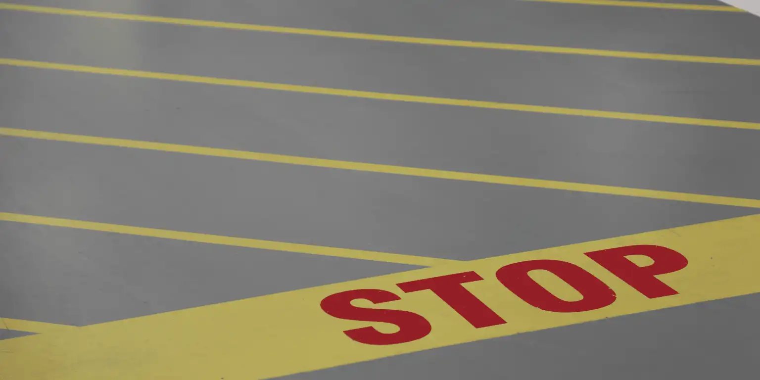 Floor safety markings ensuring safe navigation